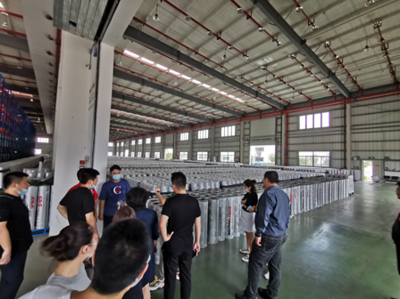 阿里巴巴集團天貓團隊參觀東方雨虹建德工廠